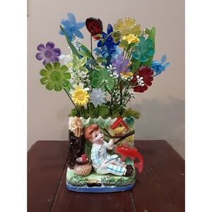 Vintage Lipper and Mann Wall Pocket Assemblage